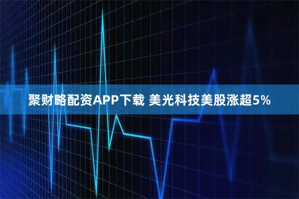 聚财略配资APP下载 美光科技美股涨超5%
